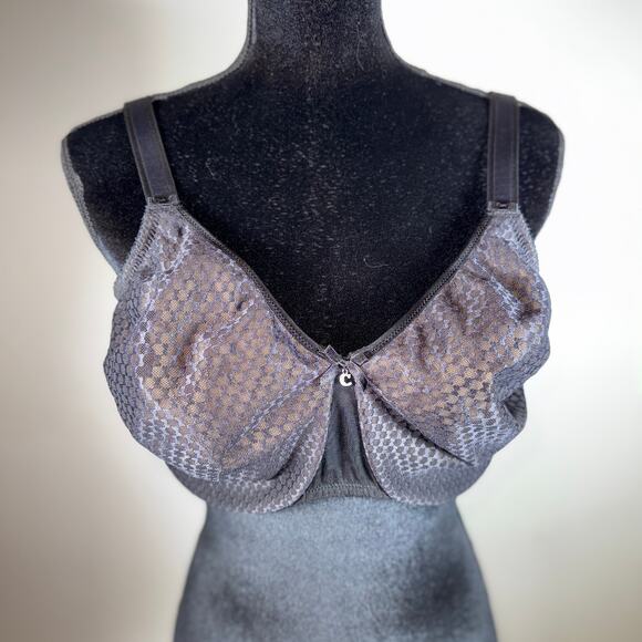 Chantelle C Magnifique Nouveau Seamless Unlined Minimizer Bra Black C27910 36H - Picture 4 of 11